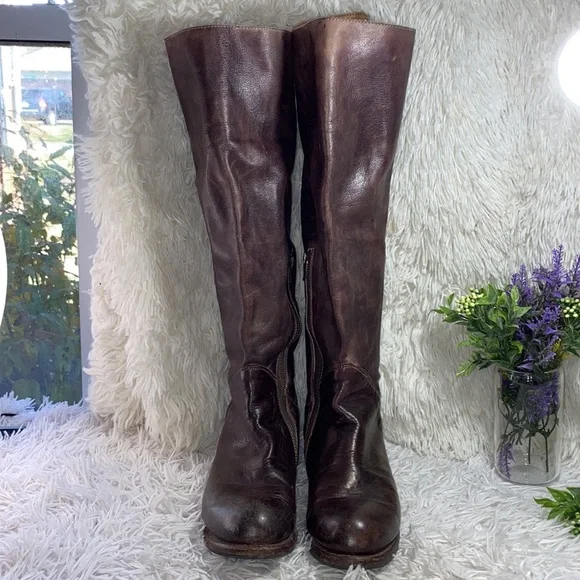 Bed Stu Cobbler Series Dark Brown Lace-up Boots - Picture 3 of 8